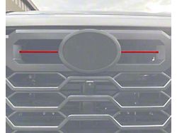 TRD Grille Center Line Inserts; Smoked Mesquite (22-25 Tundra w/ TRD Grille)