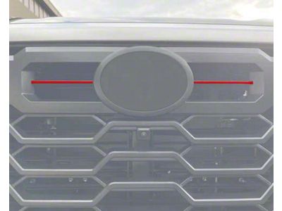 TRD Grille Center Line Inserts; Smoked Mesquite (22-25 Tundra w/ TRD Grille)