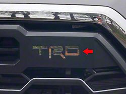 TRD Grille Letter Inserts; Stainless Steel (22-25 Tundra TRD)
