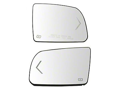 Driver Side Mirror Glass for Tundra/Sequoia, Heated, Turn Signal, Blind Spot