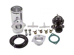 Type-RS Turbo Blow Off Valve Kit with 2.50-Inch Flange Adapter; 25 PSI (Universal; Some Adaptation May Be Required)