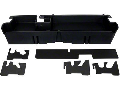 Underseat Storage; Black (07-21 Tundra Double Cab w/ Factory Subwoofer)