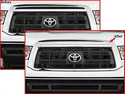 Upper Grille Accent Trim; Stainless Steel (07-09 Tundra)