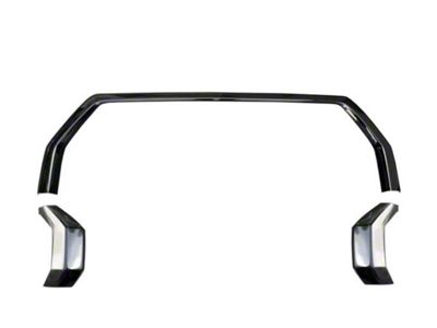 Upper Grille Overlay; Armor Coated (22-25 Tundra)