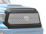 Upper Grille Surround and Hood Bulge Overlay; Armor Coated (14-21 Tundra)