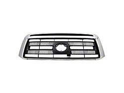Upper Replacement Grille; Black and Chrome (10-13 Tundra)