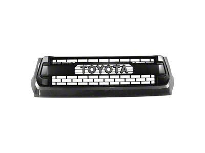 Upper Replacement Grille; Magnetic Gray (14-16 Tundra)