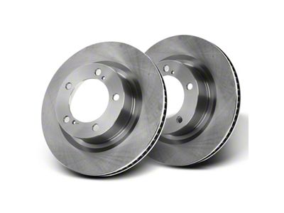 Vented 5-Lug Rotors; Front Pair (07-21 Tundra)