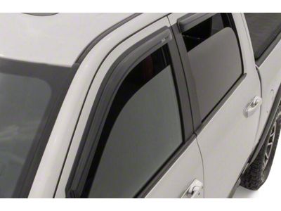 Ventvisor Window Deflectors; Front and Rear; Smoke (22-25 Tundra CrewMax)