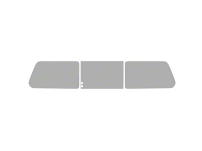Window Tint Pre-Cut Kit; 3-Piece Slider Back Glass; 5% Dark (22-25 Tundra CrewMax)