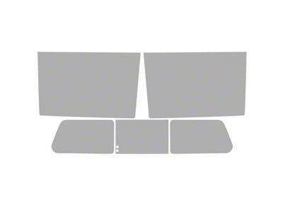 Window Tint Pre-Cut Kit; Rear Roll-Ups; 5% Dark (22-25 Tundra CrewMax)