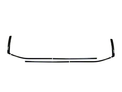 Window Trim Overlay; Armor Coated (22-25 Tundra CrewMax)
