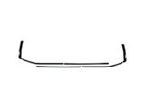 Window Trim Overlay; Gloss Black (22-25 Tundra CrewMax)