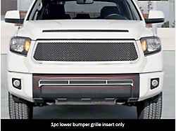 Wire Mesh Lower Bumper Grille Overlay; Polished (14-21 Tundra)