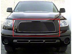 Wire Mesh Upper Grille Overlay; Black (07-09 Tundra)