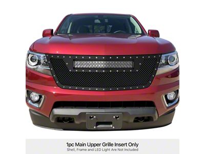 Wire Mesh Upper Replacement Grille; Black (10-13 Tundra)