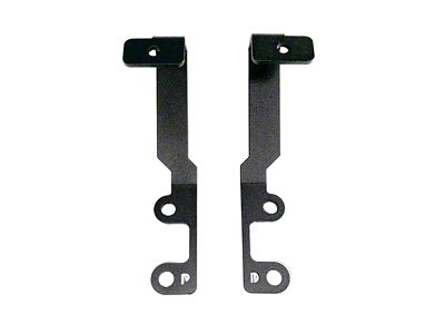 Go Rhino XE Hood Light Mount; Textured Black (22-25 Tundra)