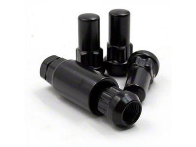 XL Locks with Key for Chrome Acorn Lug Nuts; 14mm x 1.5 (07-25 Tundra)