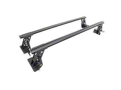 Go Rhino XRS Cross Bars; Textured Black (07-25 Tundra)