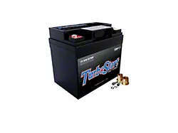 TurboStart AGM Race/Street Battery; 12-Volt (Universal; Some Adaptation May Be Required)