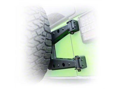 Turn Offroad Hinge Mount Tire Carrier and Tailgate Reinforcement (07-18 Jeep Wrangler JK)