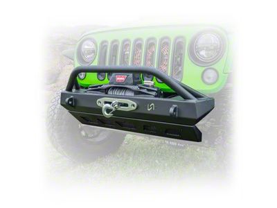 Turn Offroad Front Bumper with Bull Bar and Skid Plate (07-18 Jeep Wrangler JK)