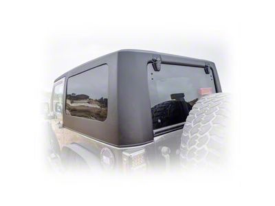 Turn Offroad Squareback Hard Top; 2-Piece (07-18 Jeep Wrangler JK 2-Door)