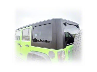 Turn Offroad Squareback Hard Top; 2-Piece (07-18 Jeep Wrangler JK 4-Door)
