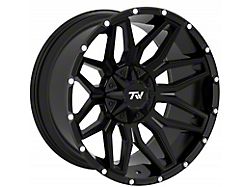 TW Offroad T3 Lotus Gloss Black 6-Lug Wheel; 20x9; 0mm Offset (04-15 Titan)