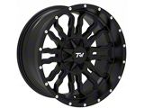 TW Offroad T8 Flame Gloss Black with Milled Spokes 6-Lug Wheel; 20x10; -12mm Offset (16-23 Tacoma)