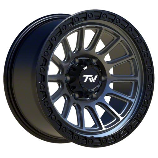 TW Offroad Toyota 4-Runner T22 Rotor Matte Black with Gun Metal 6-Lug ...