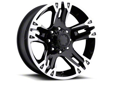 Ultra Wheels Maverick Gloss Black Machined 6-Lug Wheel; 17x8; 25mm Offset (05-15 Tacoma)