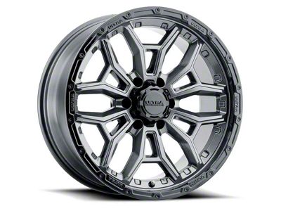 Ultra Wheels Warmonger 6 Gloss Anthracite 6-Lug Wheel; 17x9; 18mm Offset (10-24 4Runner)