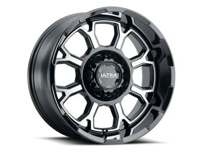 Ultra Wheels Commander Gloss Black Machined 6-Lug Wheel; 18x9; 18mm Offset (24-25 Tacoma)