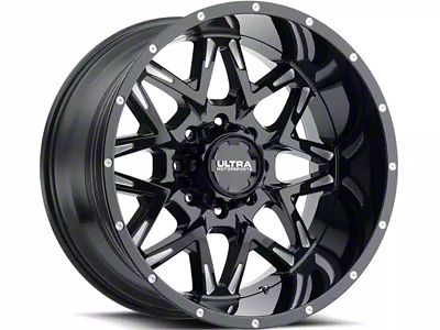 Ultra Wheels Carnivore Gloss Black 6-Lug Wheel; 20x9; 18mm Offset (21-25 Bronco, Excluding Raptor)