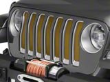 Under The Sun Inserts Grille Insert; Inca Gold (18-23 Jeep Wrangler JL w/o TrailCam; 24-25 Jeep Wrangler JL Sport)