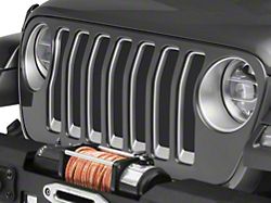 Under The Sun Inserts Grille Insert; Dark Charcoal Pearl (18-23 Jeep Wrangler JL w/o TrailCam; 24-25 Jeep Wrangler JL Sport)