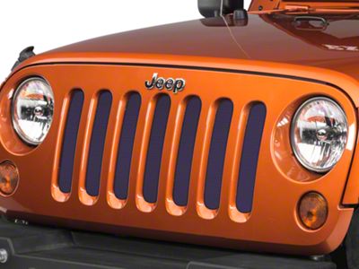 Under The Sun Inserts Grille Insert; Deep Amethyst Pearl (07-18 Jeep Wrangler JK)