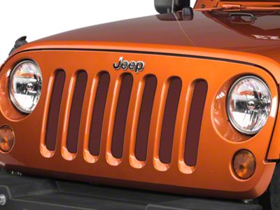Under The Sun Inserts Grille Insert; Deep Cherry Red (07-18 Jeep Wrangler JK)