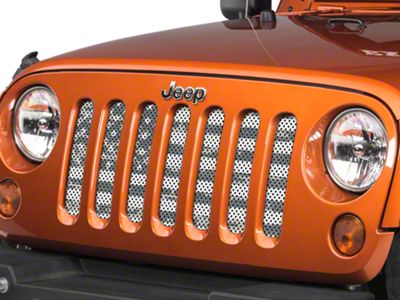 Under The Sun Inserts Grille Insert; Digital Camo Stars and Stripes (07-18 Jeep Wrangler JK)