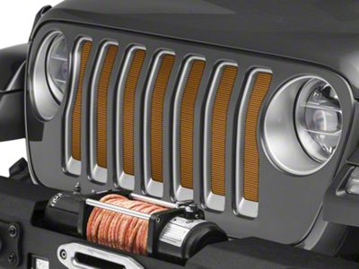 Under The Sun Inserts Grille Insert; Dozer (18-23 Jeep Wrangler JL w/o TrailCam; 24-25 Jeep Wrangler JL Sport)