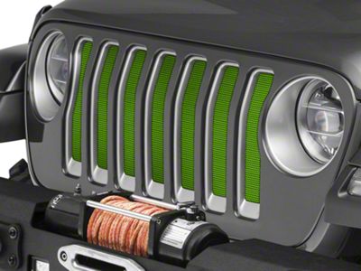 Under The Sun Inserts Grille Insert; Gecko (18-23 Jeep Wrangler JL w/o TrailCam; 24-25 Jeep Wrangler JL Sport)