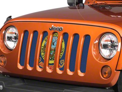 Under The Sun Inserts Grille Insert; Idaho State Flag (07-18 Jeep Wrangler JK)