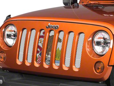 Under The Sun Inserts Grille Insert; Illinois State Flag (07-18 Jeep Wrangler JK)