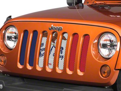 Under The Sun Inserts Grille Insert; Iowa State Flag (07-18 Jeep Wrangler JK)