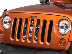 Under The Sun Inserts Grille Insert; Jolly Rogers (07-18 Jeep Wrangler JK)