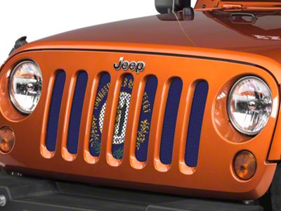 Under The Sun Inserts Grille Insert; Kentucky State Flag (07-18 Jeep Wrangler JK)