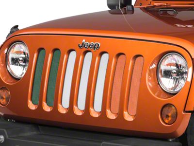 Under The Sun Inserts Grille Insert; Luck of the Irish (07-18 Jeep Wrangler JK)