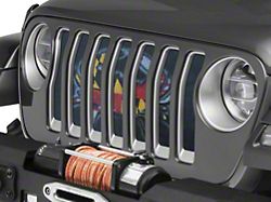 Under The Sun Inserts Grille Insert; Maryland Crab Flag (18-23 Jeep Wrangler JL w/o TrailCam; 24-25 Jeep Wrangler JL Sport)