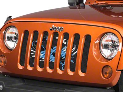 Under The Sun Inserts Grille Insert; Maryland Crab OC (07-18 Jeep Wrangler JK)